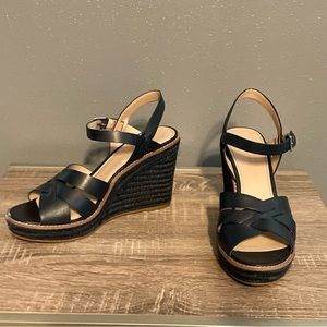 Banana Republic Wedge platform sandals Sz 9.5. Original price $120